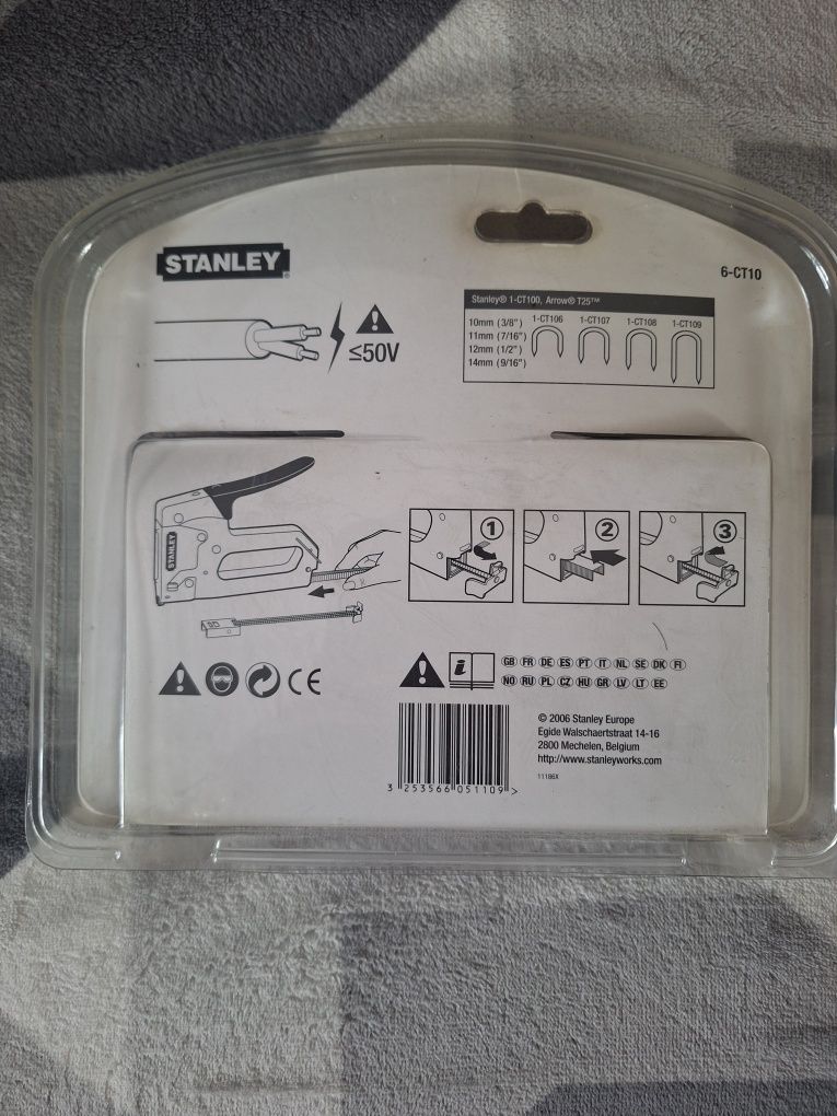 Zszywacz do kabli Stanley 6-CT10 nowy