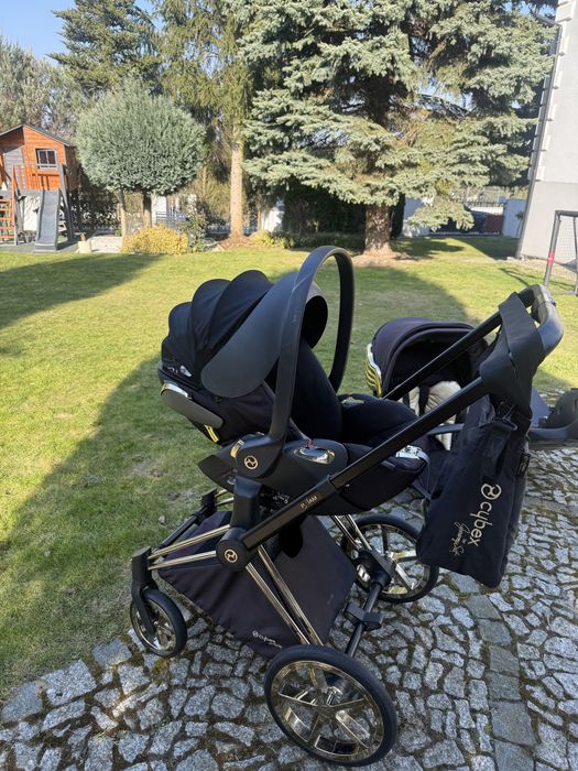 Wózek spacerowy Cybex priam by Jeremy Scott, zestaw z fotelikiem