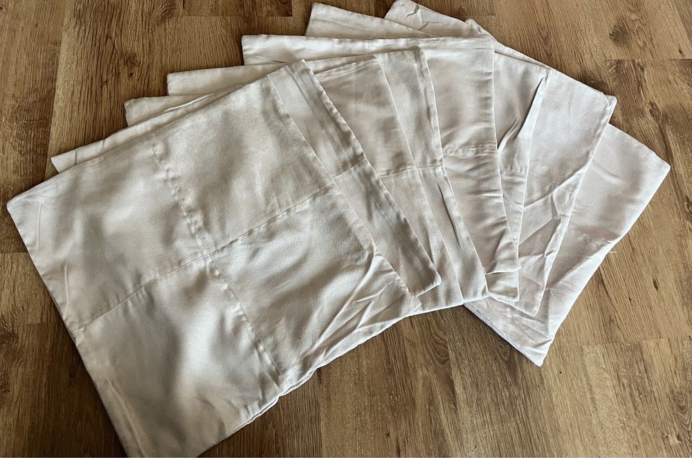 Zestaw 8 zamszowych poszewek na poduszki