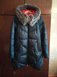 Куртка -пальто Италия зимняя на девушку/женщину р.46-48 Новая