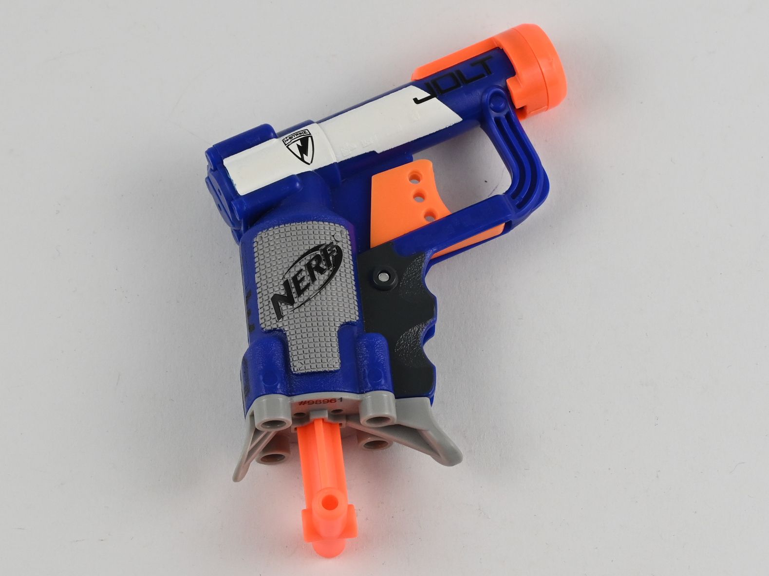 HASBRO - NERF 4 Pistolety N-Strike Jolt, Pociski, Kamizelka, Mini Gun