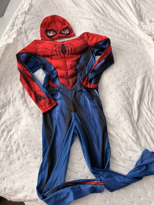 Strój karnawałowy Spiderman rozmiar 122/128