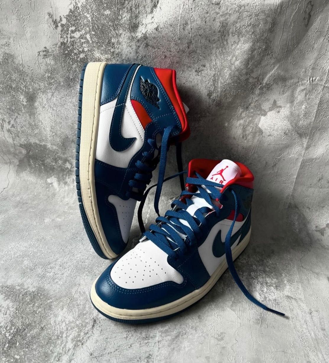 Orygonalne! Nike Air Jordan 1 Mid Wmns “French Blue” roz. 39