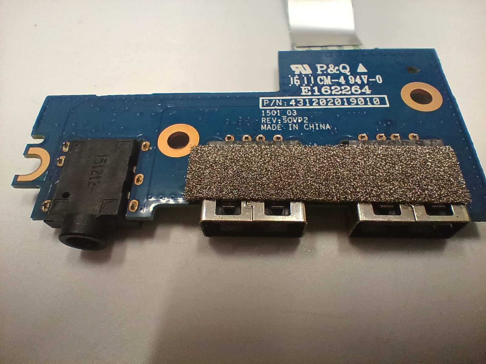 Moduł USB/Audio do Lenovo 100s-14IBR 80R9. (RED)