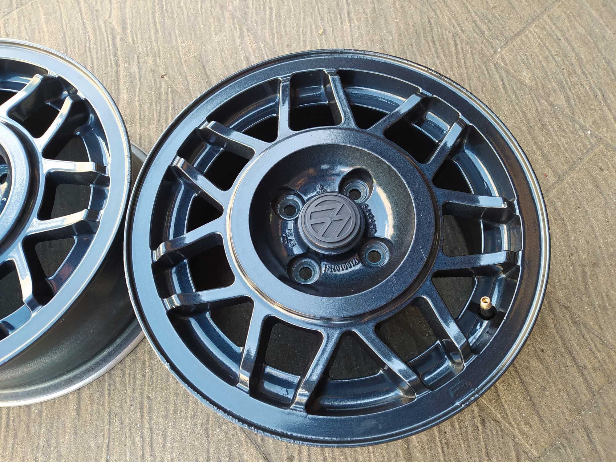 Felgi alu 14 Avus Snowflake 4x100, Golf 1 2, Scirocco GTI, oryginał