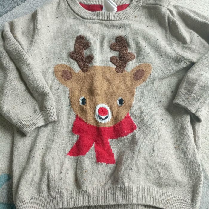 Zestaw chłopięcy z motywem świątecznym H&M r. 68