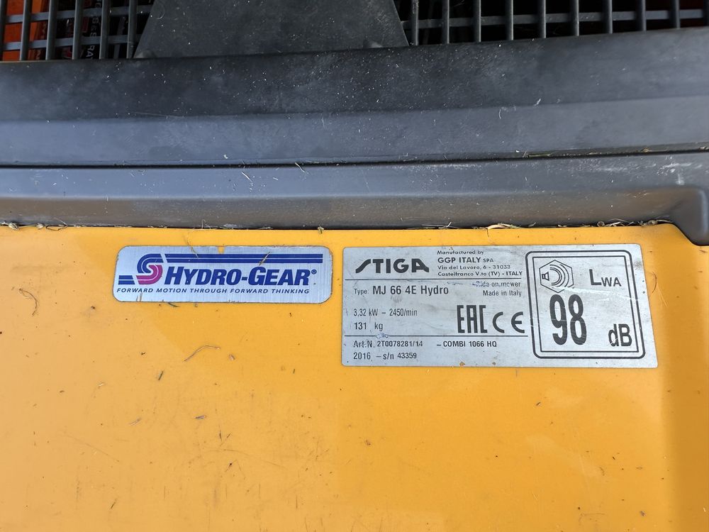 Traktorek kosiarka Stiga/Hydro/