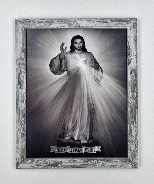 Obraz Jezu Ufam Tobie, obraz do zawieszenia, obraz na ścianę, prezent