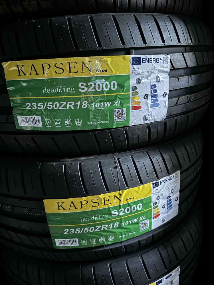 РОЗПРОДАЖ ЛІТНІХ ШИН! Нові 4 шт. 235/50 R18 Kapsen S2000