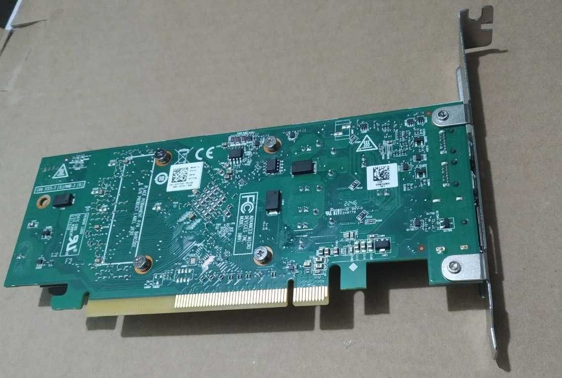 Ігрова низькопрофільна відеокарта RX 640 gddr5 128bit 4Gb DP 2xmini DP