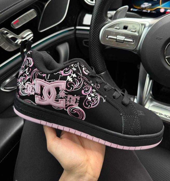 !SALE! DC Shoes Court Graffik Black Pink Sabbath 36 37 38 39 40 41 дс