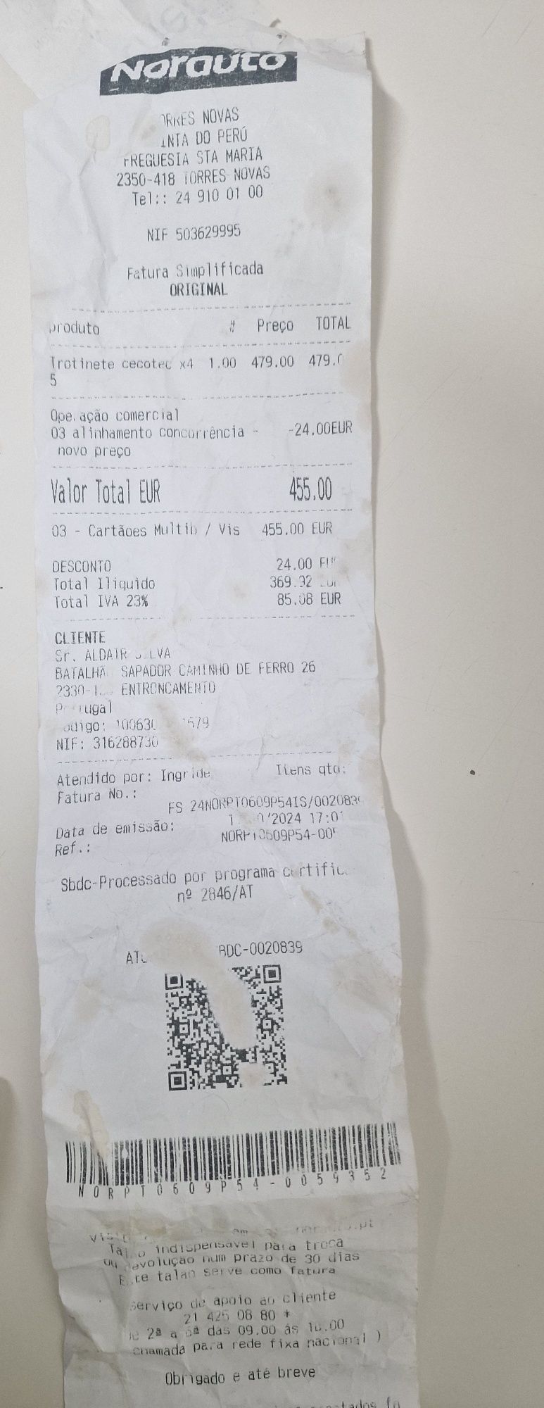 TROTINETE Eletrica como NOVA