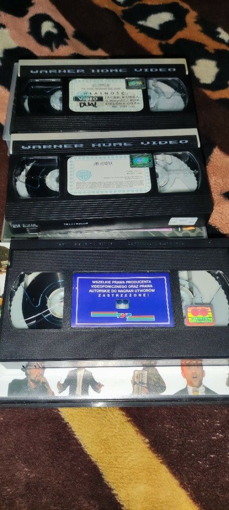 Koncerty, muzyka, biografia vhs