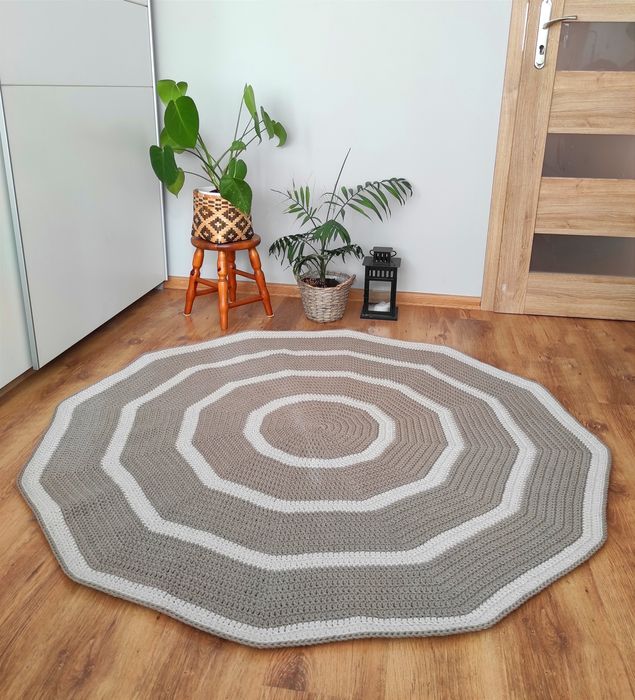 Dywan okrągły handmade