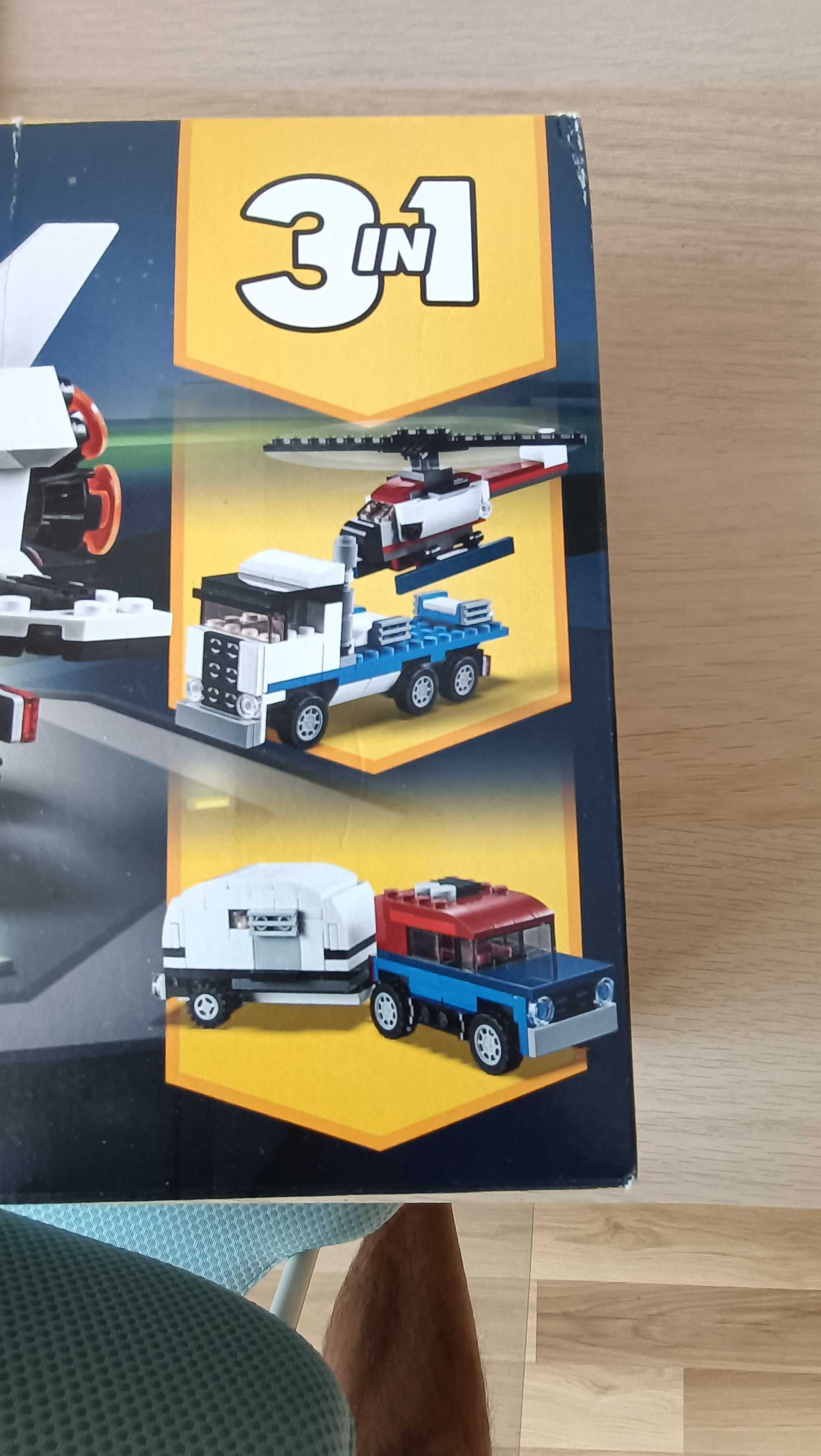 LEGO CREATOR 31091 Transporter promu instrukcje + pudełko