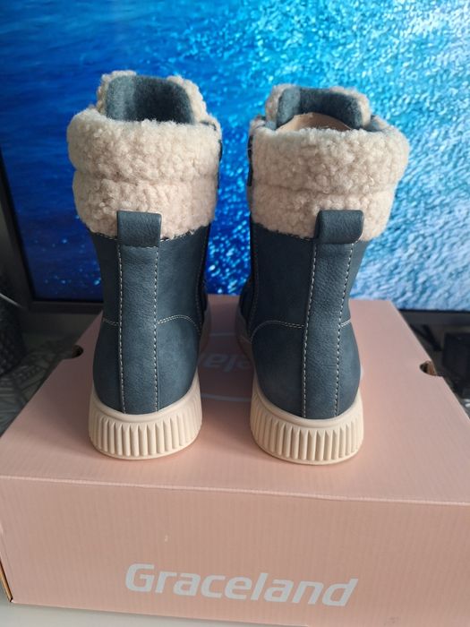 Buty zimowe śniegowce trzewiki botki Graceland rozm.34