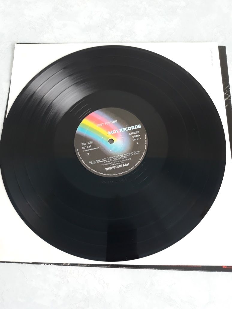 WISHBONE ASH- Just Testing 1980. Kolekcja własna.
