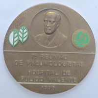Medalha de 7a Reunião de Pneumologistas. Hospital de Pulido Valente