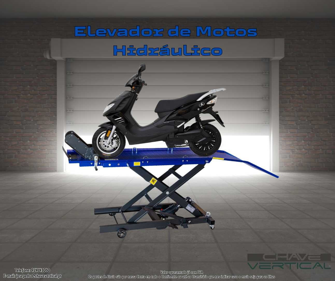 Elevador de Motos Hidráulico Cap.360 kg    JR19