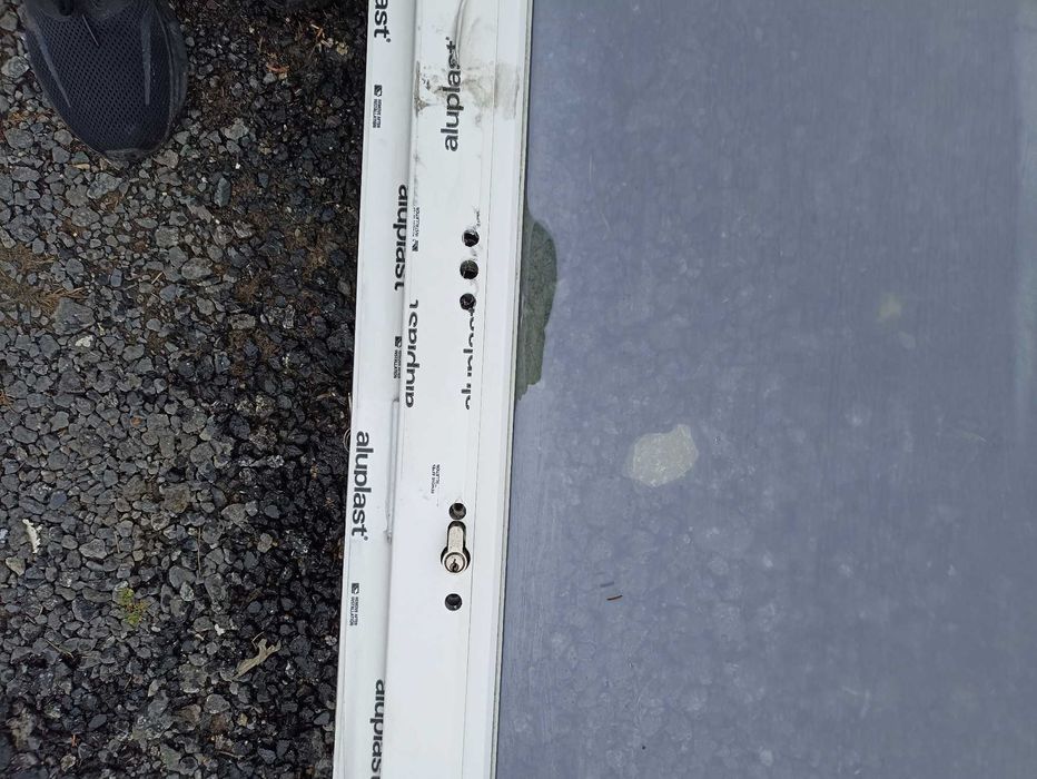 Okno tarasowe łukowe pcv 192/238 trzy szybowe balkon plus okno