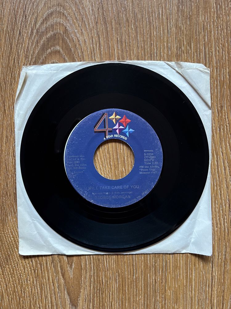 Winyl 7” George Morgan „I Just Want You To Know” 4STAR Vg