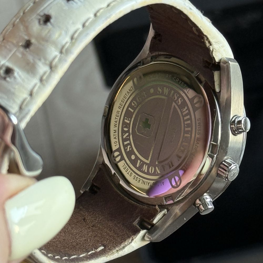 Zegarek szwajcarski chronograficzny Swiss Military Hanowa szafir