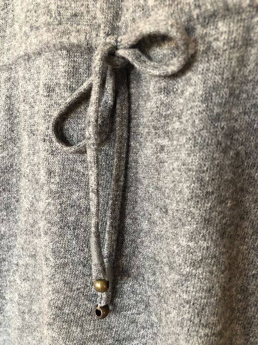 szara swetrowa tunika / sukienka H&M