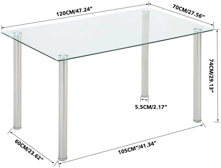 Комплект стіл кухонний 120 см + 4 стільці / Польща