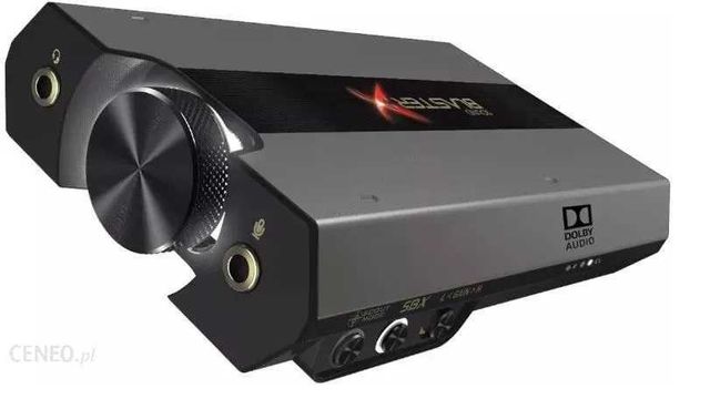 Creative Sound Blaster X G6 Wzmacniacz słuchawkowy Karta dźwiękowa USB