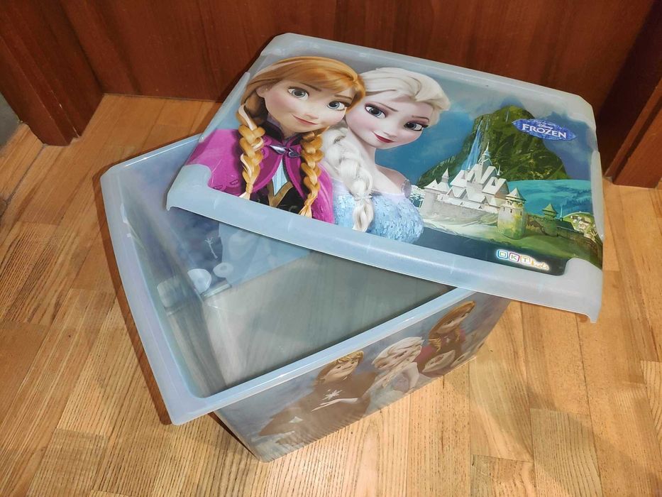 Kraina Lodu Frozen pojemnik STAN IDEALNY do pokoju dzieci 20L pudełko
