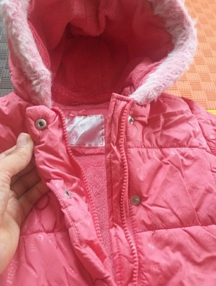 Зимний комплект, платье, жилет Mothercare