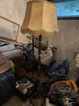 Vintage lampa z duzym kloszem