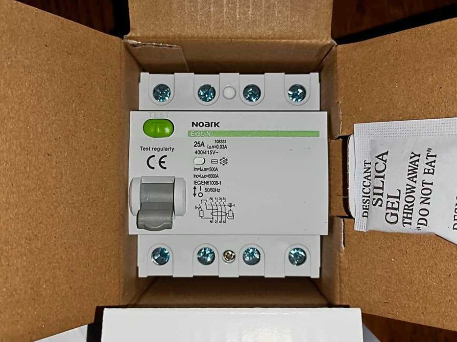 Wyłącznik różnicowoprądowy 3 fazowy 25A AC 30mA