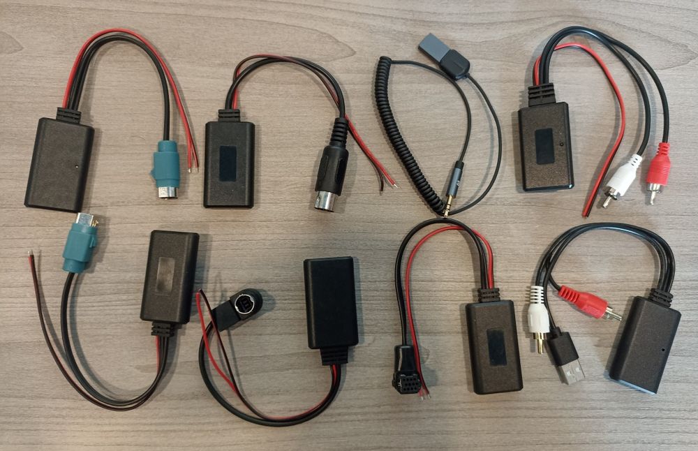 Bluetooth, Разъем магнитолы Kenwood, JVC, Sony, Alpine, pioneer