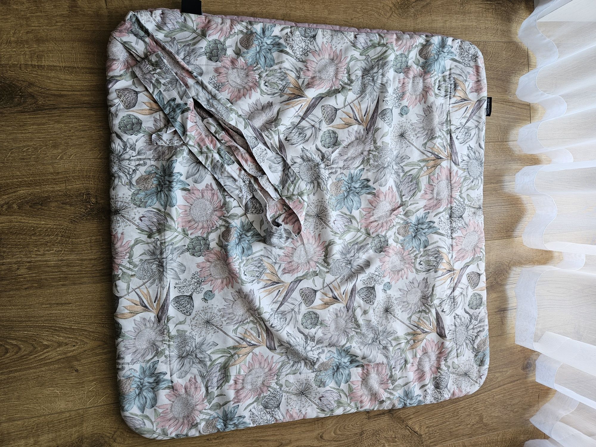 Rożek becik Lanila Velvet Sepia Rose Vintage Meadow