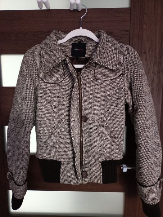 Kurtka tweedowa firmy Carry, rozm. S