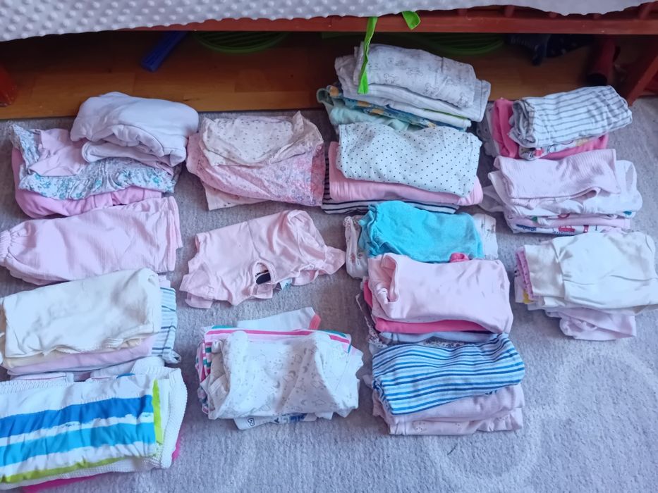 60 szt ciuszków r. 56 dla dziewczynki