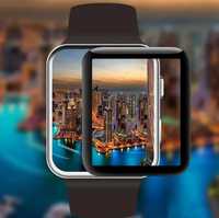 Защитное 5д стекло для Apple Watch 38/40/42 Стекло на Часы 44/45