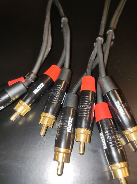 Klotz KT-CC090 0,9m 2x rca - 2x rca PRO x2