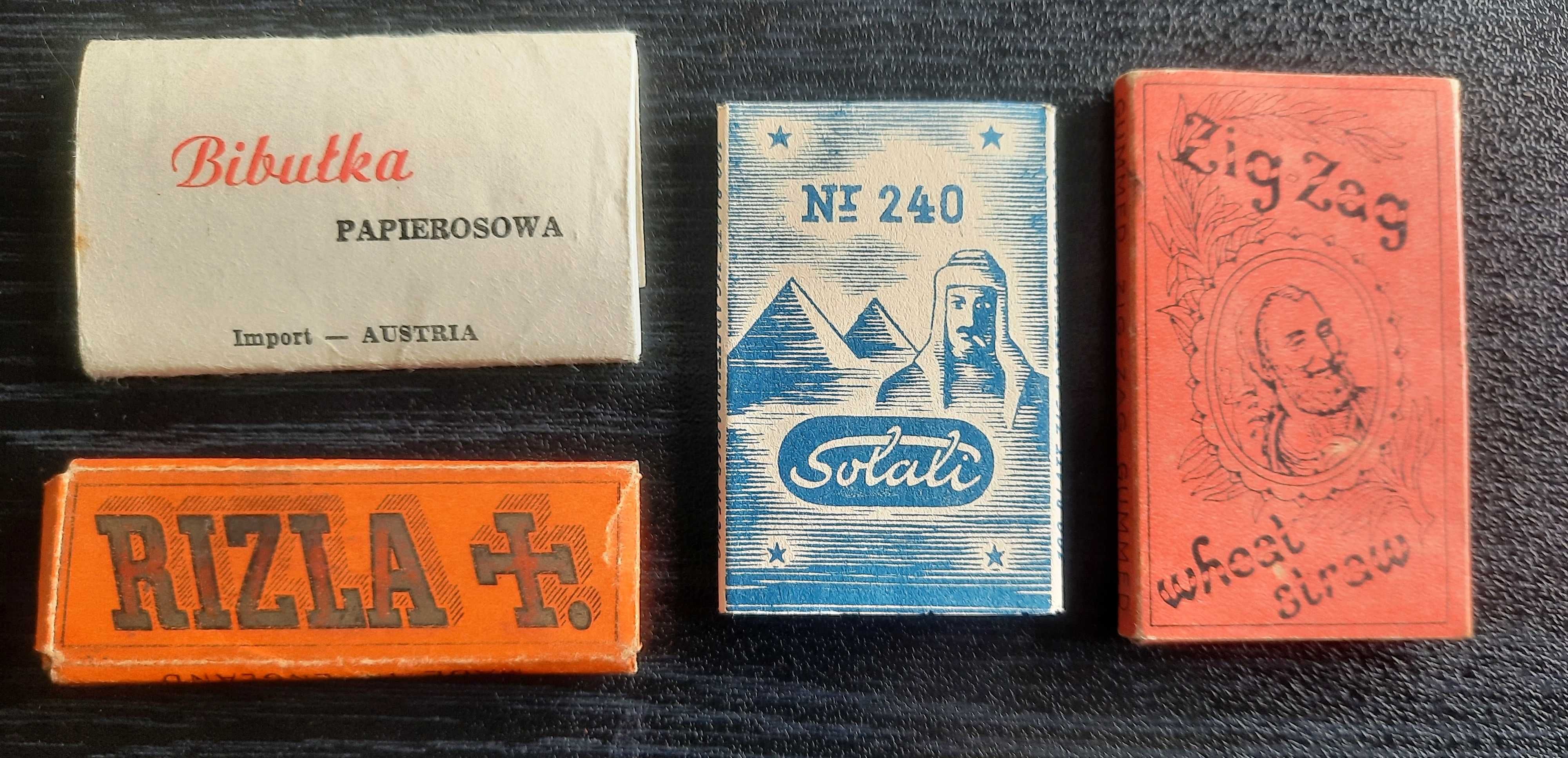 Bibułki do papierosów Rizla Solali Żywiec Zig Zag - ZESTAW