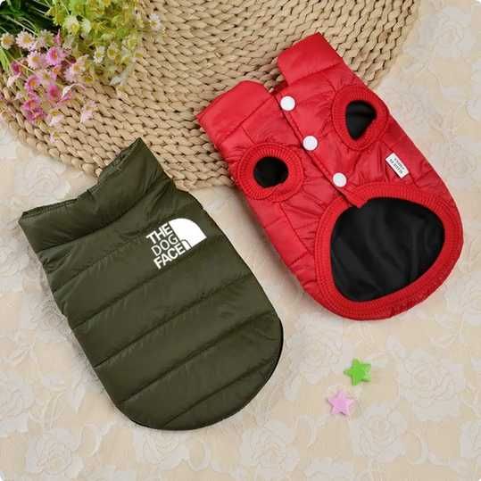 The dog face ubranie dla psa, kota, kurtka dla psa the north face