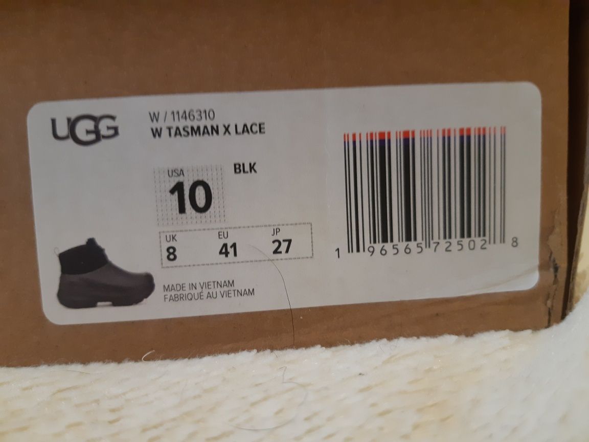 Жіночі чоботи UGG Tasman X Lace, чорні, оригінал, нові
колір чорний