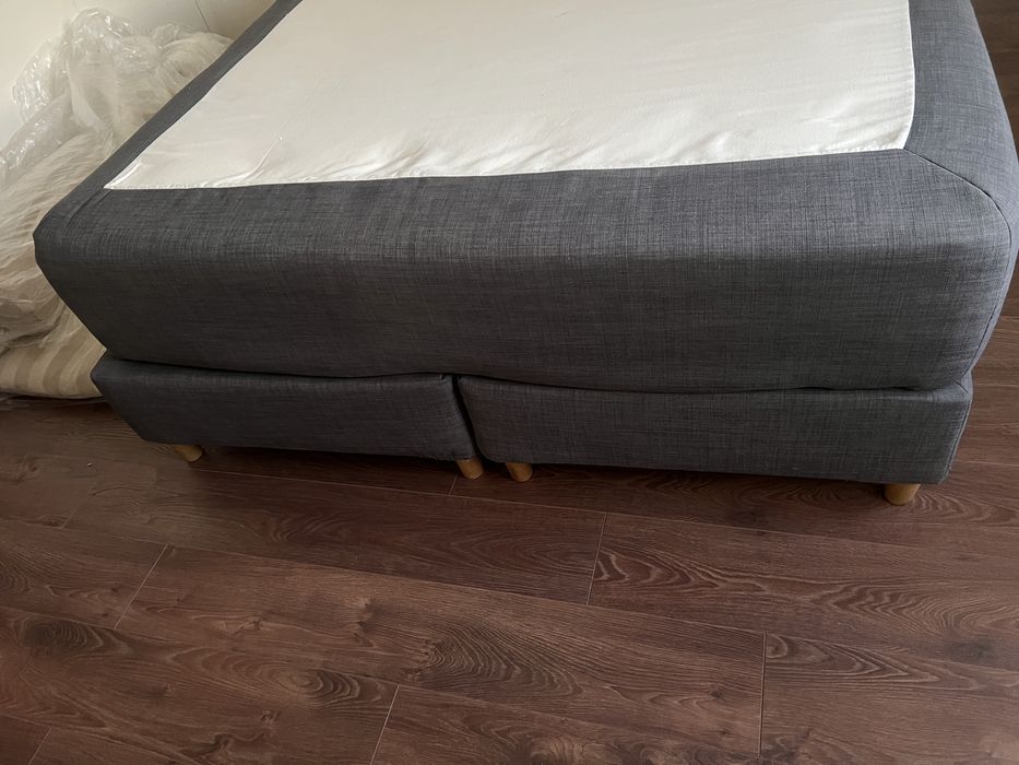 Vendo cama 160 x 200 cinza