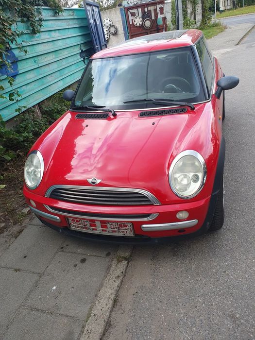 Mini One 1.6 66 kW maska zderzak reflektor błotnik słupek drzwi szyba klapa silnik skrzynia