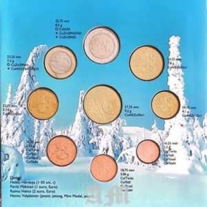 FINLÂNDIA - Conjunto de moedas (set) de euro 2003