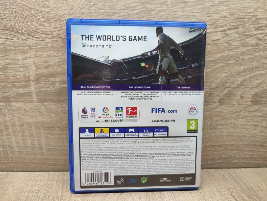 Gra PS4 FIFA 18, wersja angielska