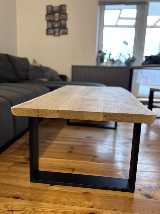 Ława dębowa z litego drewna