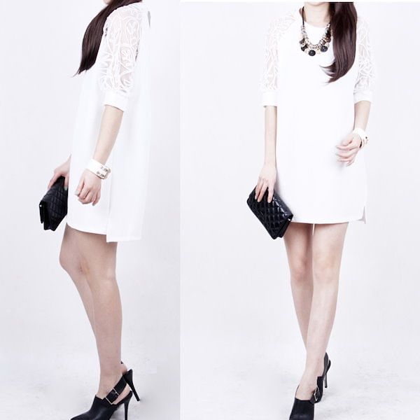 Сукня-туніка біла