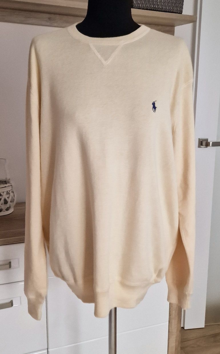 Bluza,bawełna ecru " Ralph Lauren ".