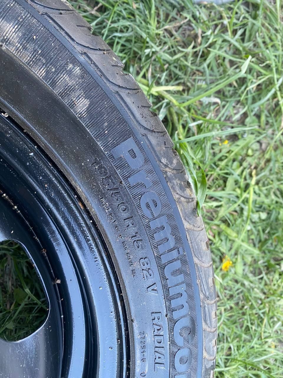 Запаска мерседес 195/50 R15 докатка,шина Continental